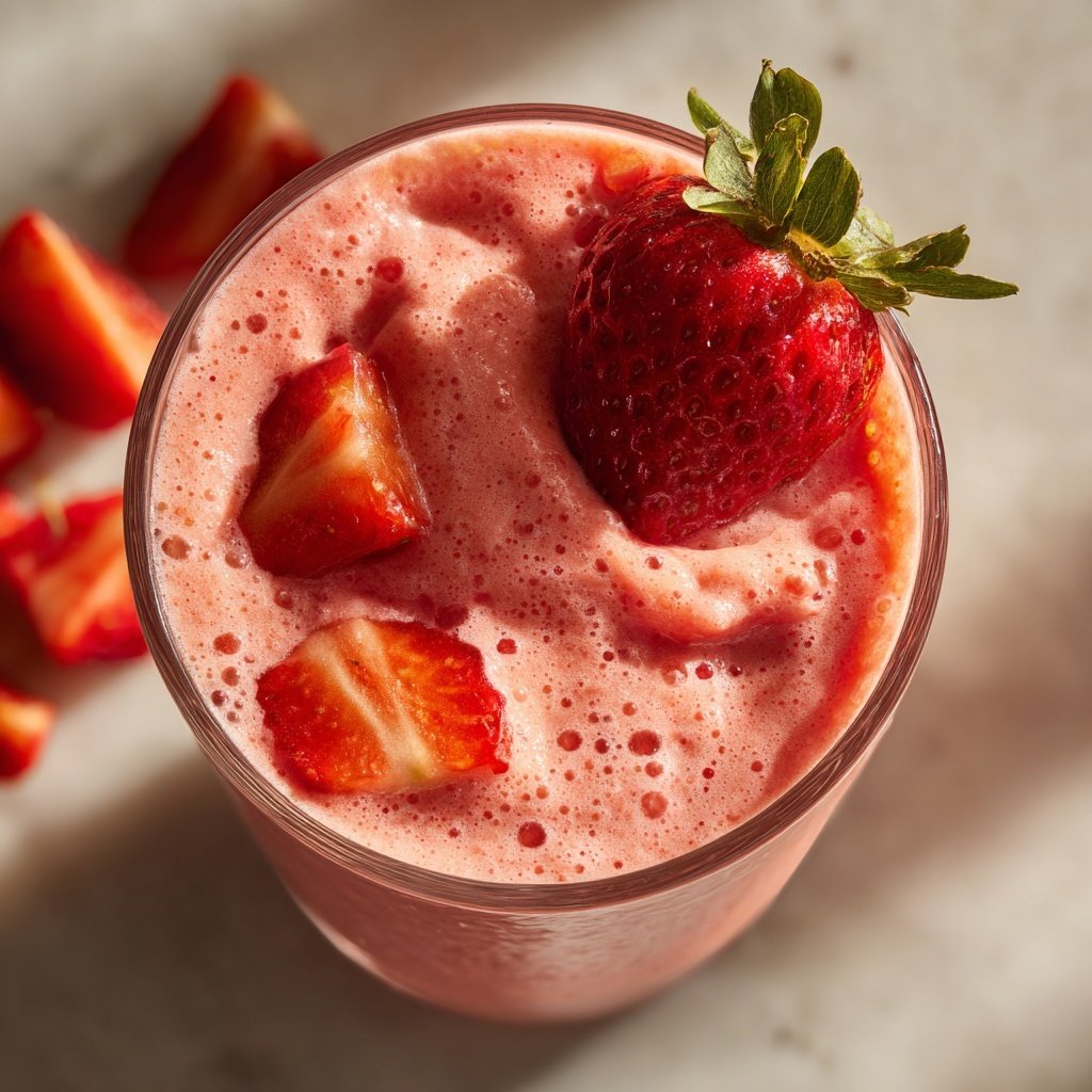 Fresh Strawberry Banana Smoothie