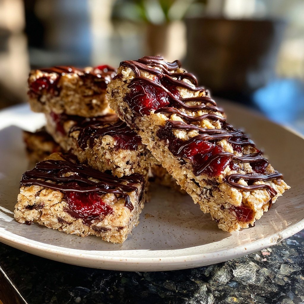 Chocolate Cherry Snack Bars