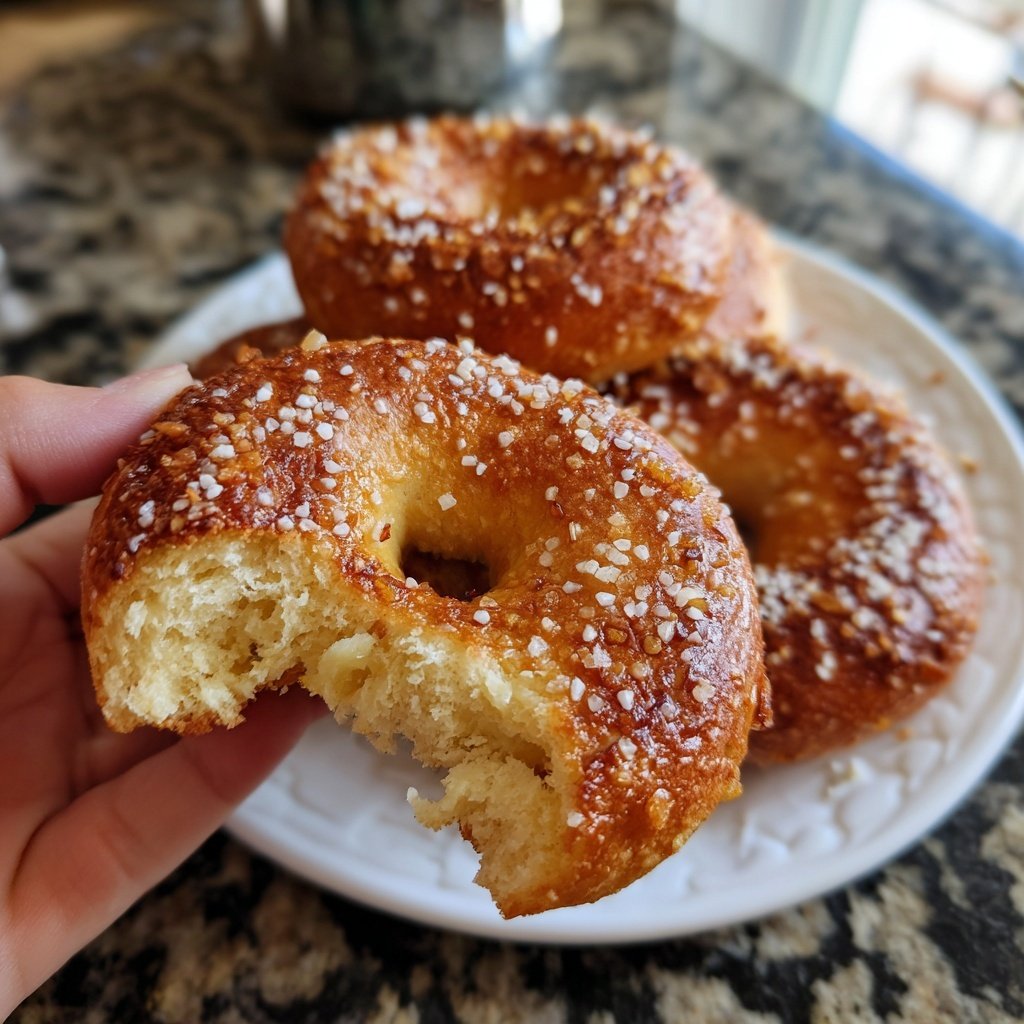 Air Fryer Yogurt Bagels