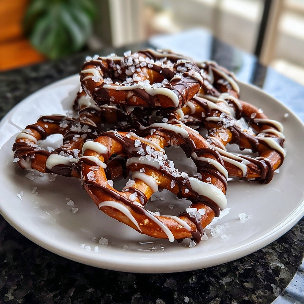 Chocolate Dipped Pretzels