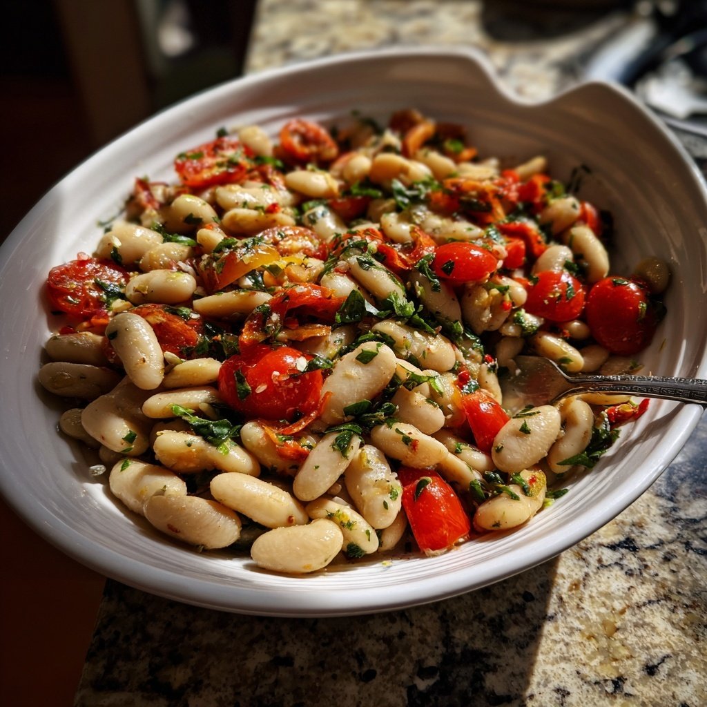 Mediterranean White Bean Salad