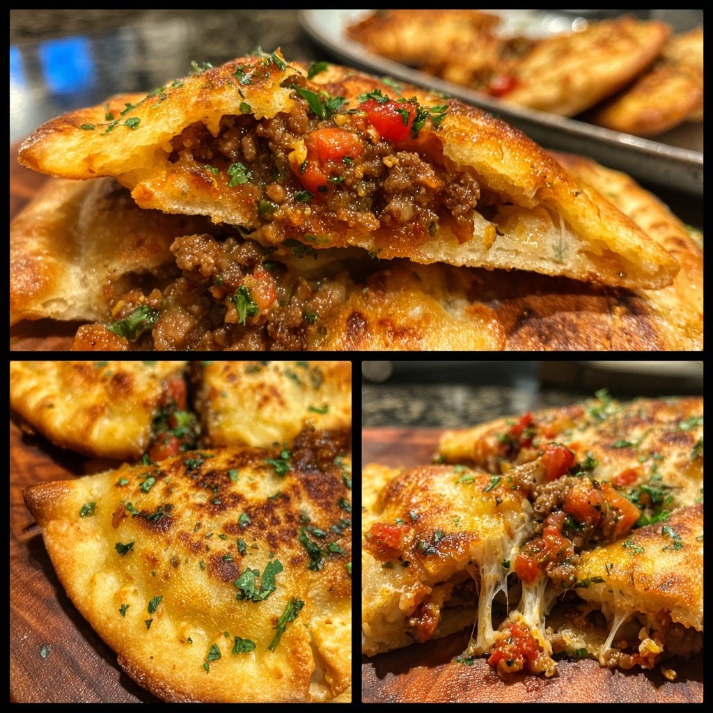 Super Bowl Party Food Stuffed Mini Flatbreads