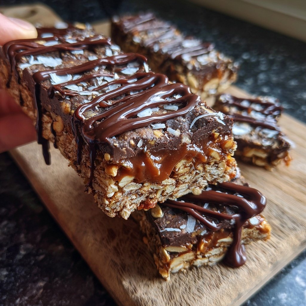 Chocolate Coconut Cashew Squares