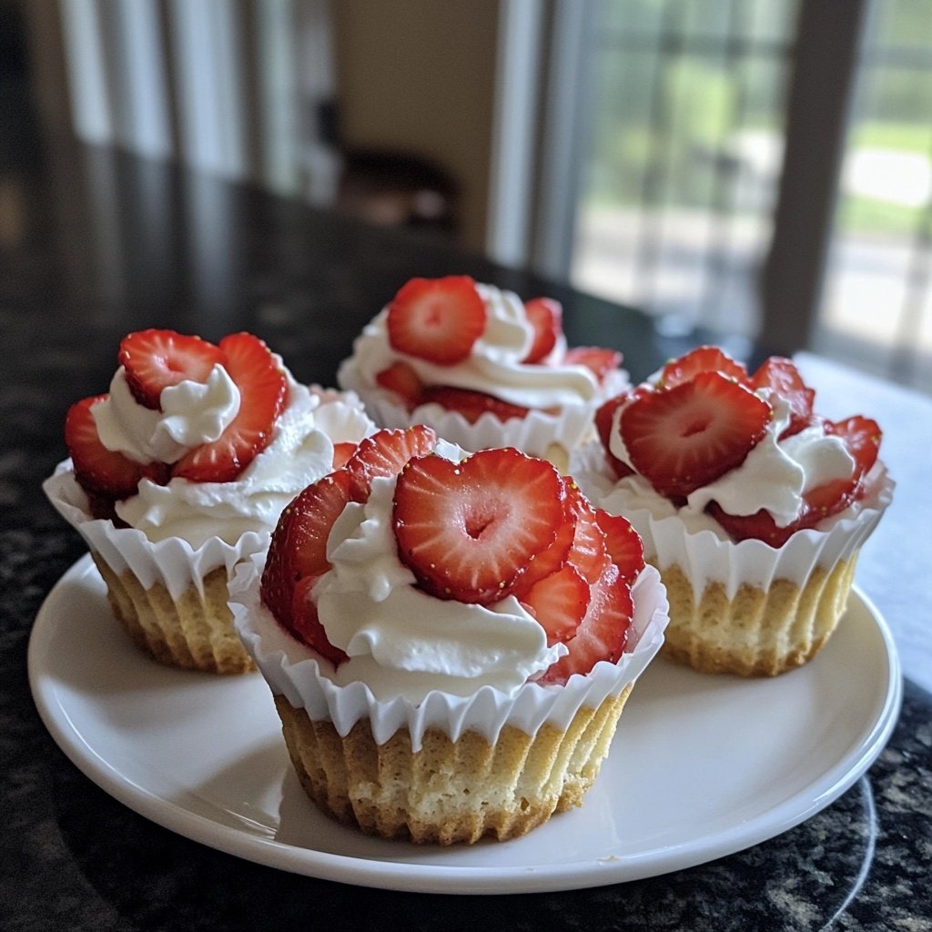 Valentines Treats Strawberry Cream Cups